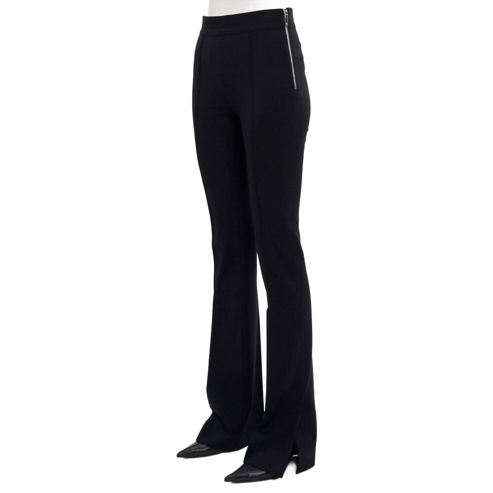 NEW HELMUT LANG ponte stretch knit bootcut pant in black - Picture 2 of 3